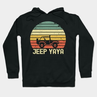 Jeep Yaya Vintage Jeep Hoodie